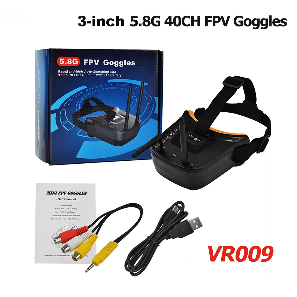 Drone Camera - VR009 FPV Video Goggles 3Inch 480*320