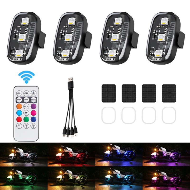 Drone Motorcycle RGB LED Strob - Drone Led Light review and price