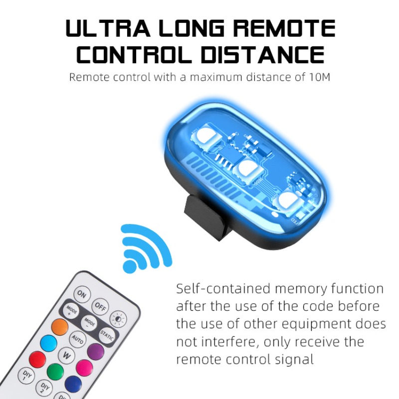 Drone Motorcycle RGB LED Strob - Drone Led Light review and price
